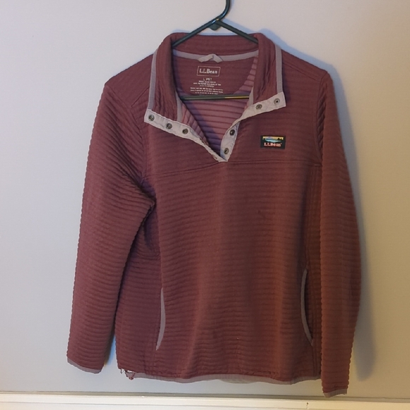 L.L. Bean Tops - L.L. Bean Airlight Snap Pullover